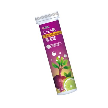 信東生技 C+E+硒發泡錠-檸檬風味(10錠/瓶)