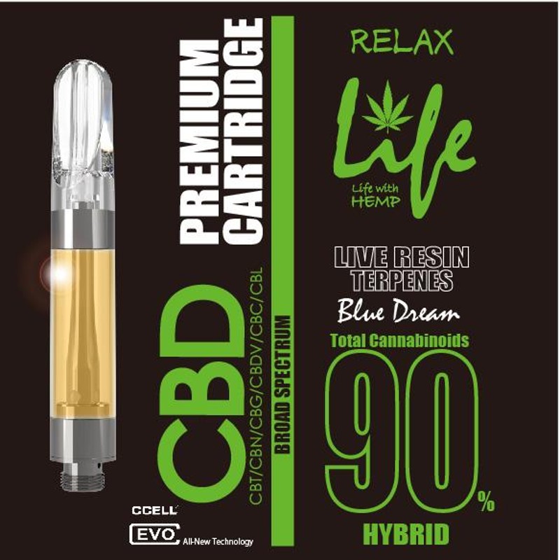 NEW 忌まわしい CBD 高濃度 カンナビノイドリキッドカートリッジ 1ml