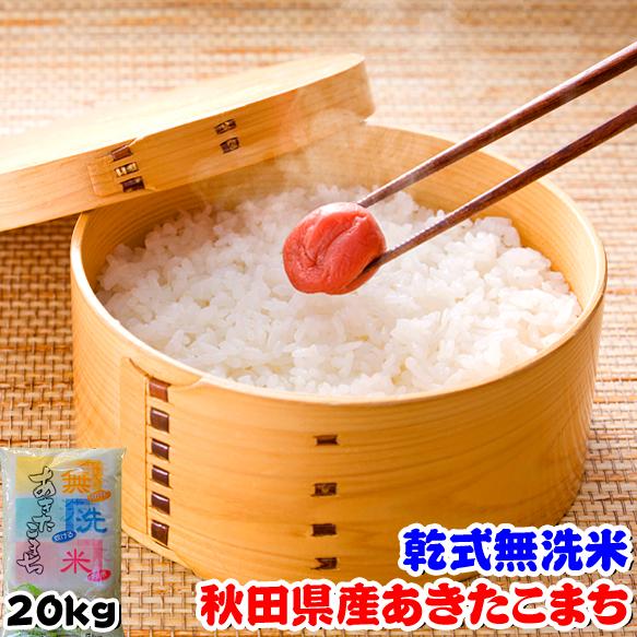 新米 20kg(5kgx4) 無洗米 秋田県産 あきたこまち 米 令和5年産 内のし対応 贈り物