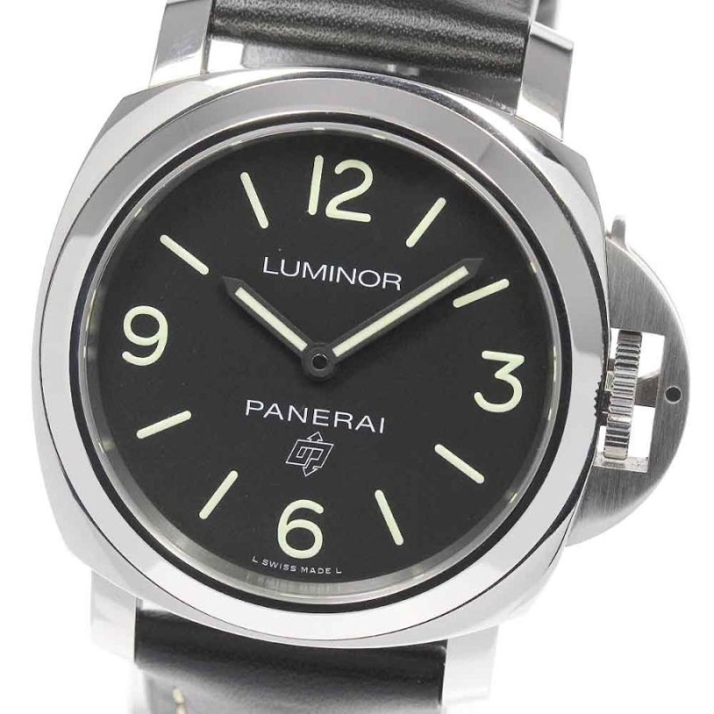 パネライ PANERAI PAM00773 ルミノール ベース ロゴ 3デイズ アッチャイオ 手巻き メンズ 内箱・保証書付き_769887