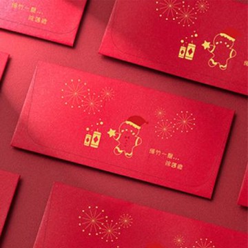 1A 2026 馬年 西式  紅包袋 爆竹一聲 除舊歲 10張入 /包 2015