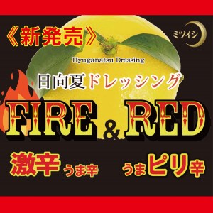 大人気の日向夏ドレッシング うまピリ辛タイプ 5本セット♪小分け袋付き [ミツイシ 宮崎県 日向市 452060065]