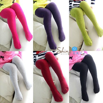 【R4023】shiny藍格子-嬰幼館．女童多色內搭連褲襪