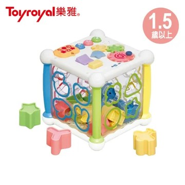 日本《樂雅 Toyroyal》觀察力UP積木六面盒