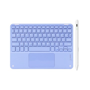 DTAudio iPad藍牙鍵盤 + 平板觸控筆  紫色  DTA-BK100  製造商軸