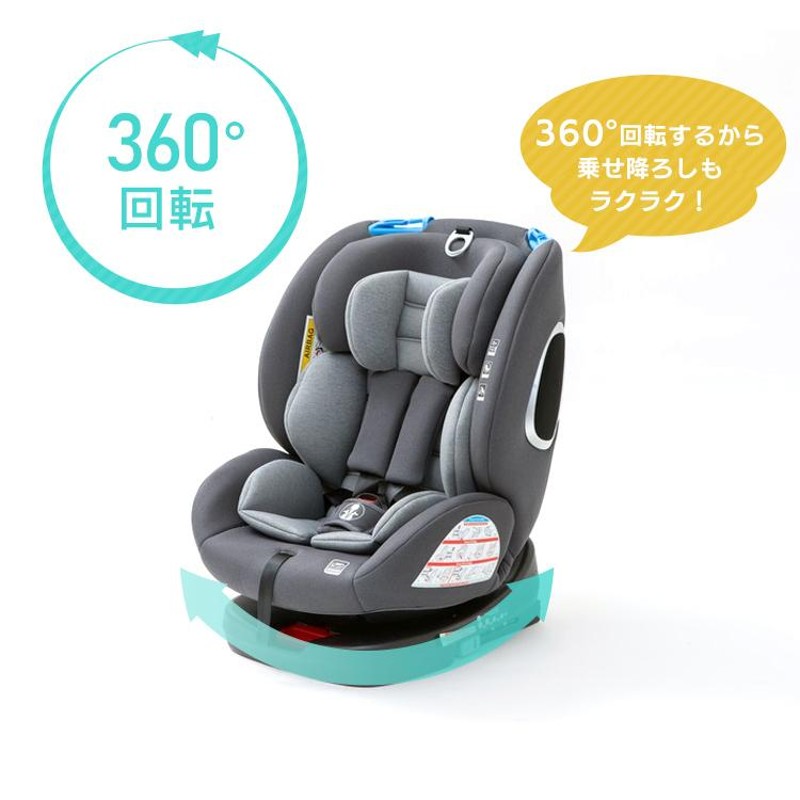 チャイルドシート ジュニアシート 回転式 チャイルド＆ジュニアシートPZ ISOFIX 回転式 (D) | LINEブランドカタログ