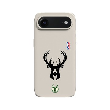 iPhone Air SolidX 貝殼灰 - NBA - B&W-密爾瓦基公鹿 Milwaukee Bucks B&W