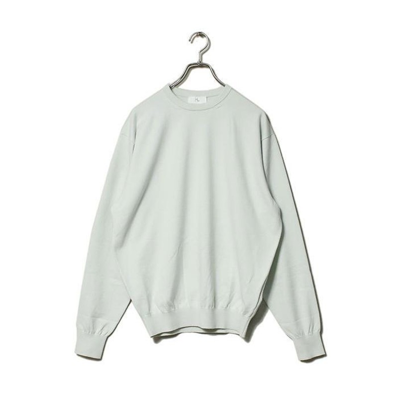 HERILL ヘリル コットン ニット ヘリル(グリーン) サマーニット Cotton L/S Crewneck HERILL  (21-080-HL-8060-1-HRL) | LINEブランドカタログ