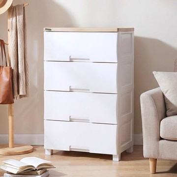 【AOTTO】免組裝58面寬木質頂板四層抽屜收納櫃