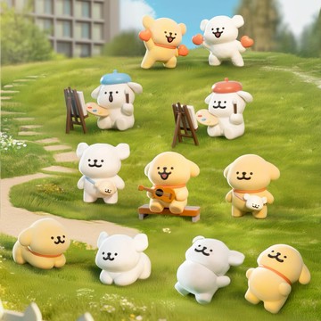 【Toyzeroplus】Maltese 線條小狗 - 我倆世界第一要好系列 (盲盒)