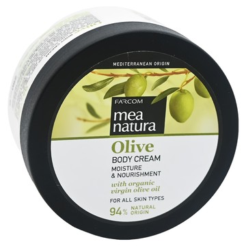 mea natura 橄欖喚膚滋養霜 94%天然成分 適合全膚質  250ml  1罐