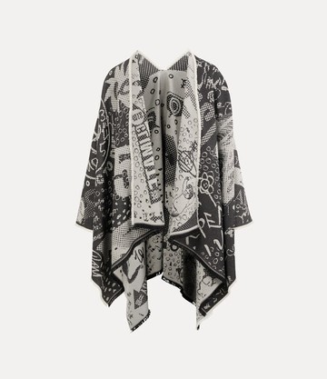Vivienne Westwood Let It Rock Poncho Let It Rock Poncho White Os-u Unisex