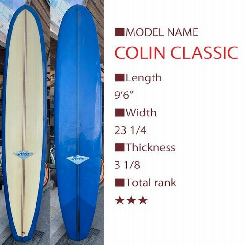 スーツ特別割引クーポン PRICE DOWN】HOBIE CLASSIC（コリンビンテージピン COLIN サーフィン・ボディボード