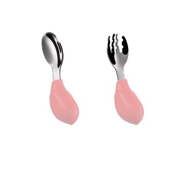 不銹鋼 湯匙 叉子 送收納盒 餐具組幼兒園幼稚園學校兒童餐袋 兒童餐具 湯勺 出清316不鏽鋼叉子