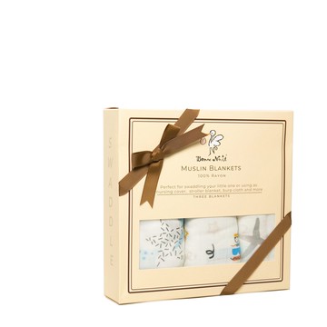 Bonne Nuit 竹纖維包巾(三入裝)-多款可選