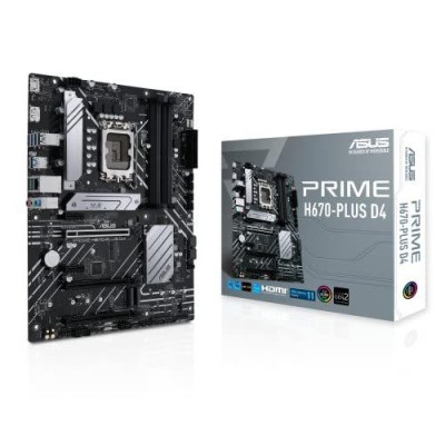 単品販売／受注生産 ASUS Prime H670-PLUS D4 LGA 1700(Intel 12th Gen