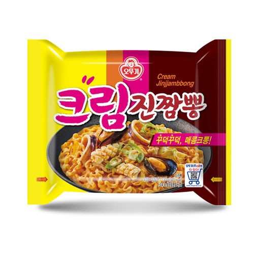 [2種類のチーズ入り]クリームジンチャンポン130g x 1袋　韓国ラーメン炒め　クリーミチャンポン