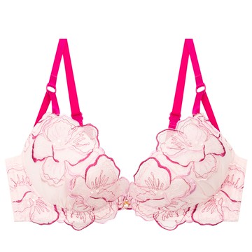 FLORA LOVELY 雪月花 B~F罩杯成套日本內衣-粉色