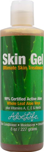 Aloe Life Skin Gel Ultimate Skin Treatment Unscented 8 oz