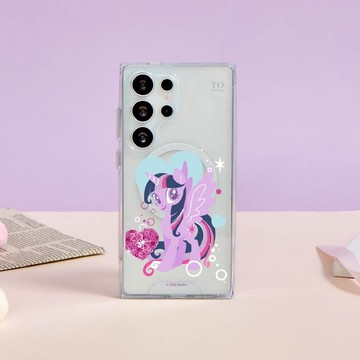 彩虹小馬 聰明的紫悅防摔透明SAMSUNG手機殼