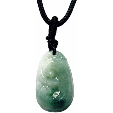 如意藍鋼之謎灑花 天然A貨翡翠玉石吊墜子項鍊PP07