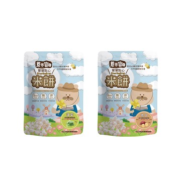 YummyBaby 芽米寶貝 花朵米餅 40g-多款可選