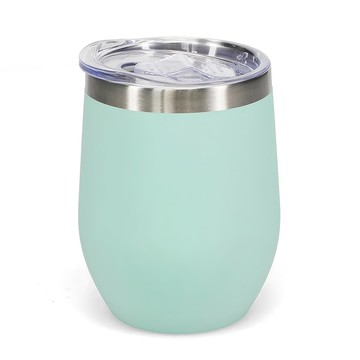 Rex LONDON 有蓋不鏽鋼水杯  蒂芬尼藍  350ml  1個