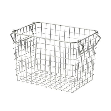 MUJI 無印良品 不鏽鋼收納籃 1  1個  單一顏色  26 x 18 x 18cm