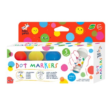 haku yoka 魔法點點筆 經典色 138g 5色 - 兒童安全無毒點點筆 激發無限創意  30ml