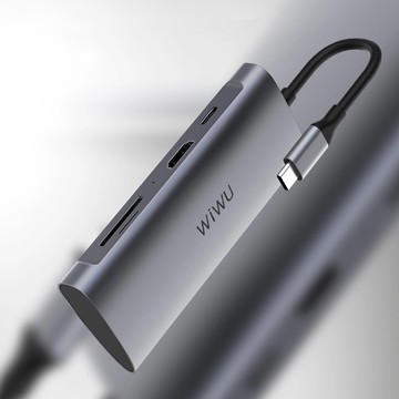【WiWU】Type-C 7合1擴充轉接器Alpha731HP
