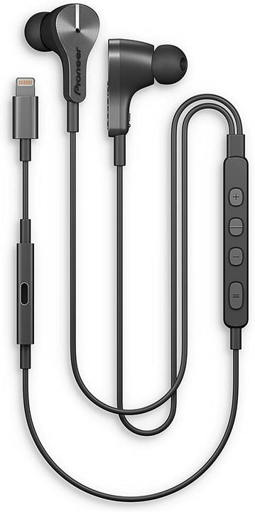 【折300+10%回饋】【日本代購】Pioneer 先鋒 RAYZ Plus Lightning Powered 降噪耳機 石墨色 SE LTC5R S