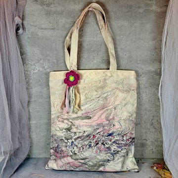 獨一無異 手染布袋  肩背包  單肩包  電腦袋 纯棉杋布袋  PQ-009