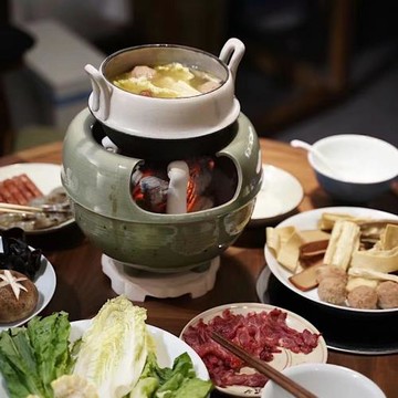 半齋造物粉引小白茶鍋茶釜砂鍋景德鎮手工煮茶鍋土鍋火缽