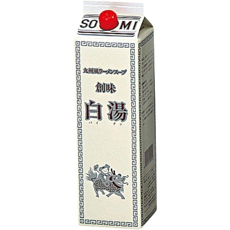 常温 創味食品 白湯 パイタン 1.8L 業務用 スープ ラーメンスープ