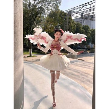 甜美可愛Lolita坎肩鈴鐺蝴蝶結jsk連衣裙女洋裝洛麗塔軟妹公主裙