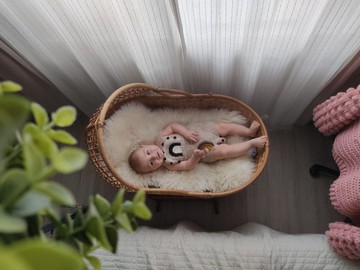 彩虹連身衣，手工編織嬰兒連身衣，有機，羊駝