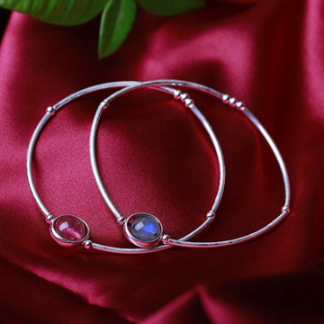 星球琉璃草莓晶灰月光石手鏈女夏ins女生閨蜜簡約年新款手飾