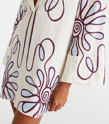 Cala de la Cruz Siena printed linen tunic