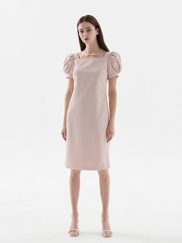 Puff Square Neck Dress(2color)_YT23D138