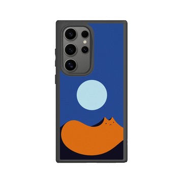 Galaxy S24 Ultra SolidSuit 黑 - ilovedoodle (Lim Heng Swee) - Lunar Mirage Cat - 月光貓