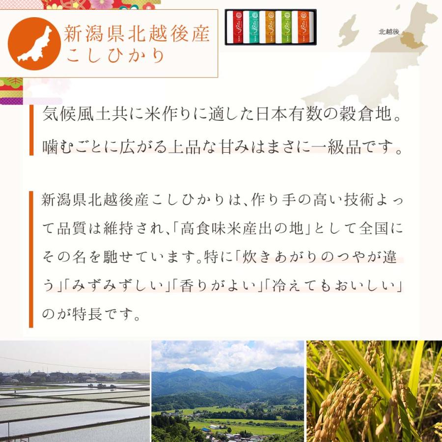 米 こしひかり 5種 450g×5 心シリーズ ギフトセット 令和4年度産 お米 精米 白米 おくさま印 国産 食品 お中元 お歳暮 香典返し お年賀 送料無料