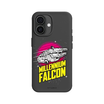 iPhone 16 SolidX 黑 - 迪士尼-星際大戰 Star Wars - 千年鷹-美式復古