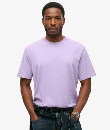 Superdry Men's Men's Vintage Washed T-shirt Purple / Lavender Purple - Size: Xxl