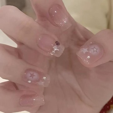 🎀48H出貨🎀 純手工穿戴甲穿戴甲 指甲貼片 美甲貼片 手工穿戴甲 甲片 假指甲 指甲貼 美甲貼 光療甲 ins風短款