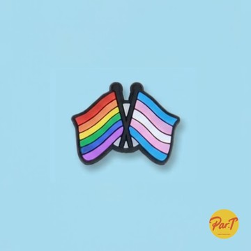 PAR.T ｜ 彩虹洞洞鞋扣-彩跨一家