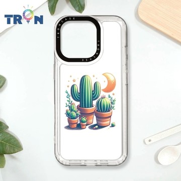 TRON IPHONE 16 PRO 月亮仙人掌集合 MAGSAFE 磁吸 防摔 太空殼 透白 手機殼