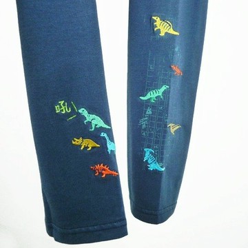 恐龍橡皮擦  內搭褲 / 深藍