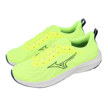 Mizuno 美津濃 慢跑鞋 Enerzy Runnerz 2 男鞋 綠 黃 緩衝 運動鞋 K1GA2510-52