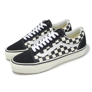 Vans 休閒鞋 Lx Old Skool 男鞋 女鞋 白 黑 Premium 棋盤格 麂皮 板鞋 VN000E9MBPS