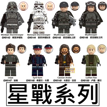 2960樂積木【當日出貨】第三方 星戰系列 第一秩序 風暴兵 白兵 卡西安 盧森 安道爾 星際大戰 G0119 帝國 人
